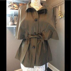 Betsey Johnson Short sleeve rain jacket